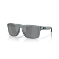 Oakley Sonnenbrille Holbrook Polarisiert (Glasfarbe: Prizm black polarized) crystal grau matt - 1 Brille